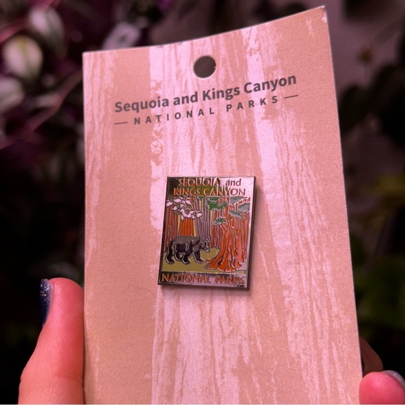 Sequoia and Kings Canyon National Parks Official Collectors Pin Forest Bear - Picture 2 of 5